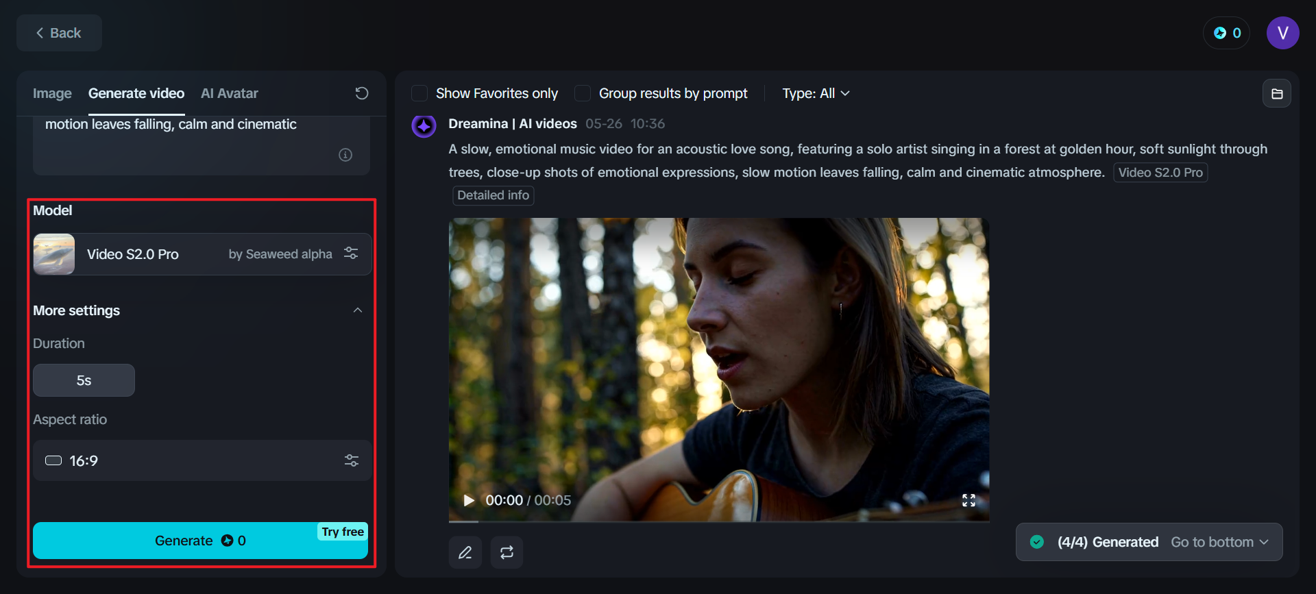 song for video editing