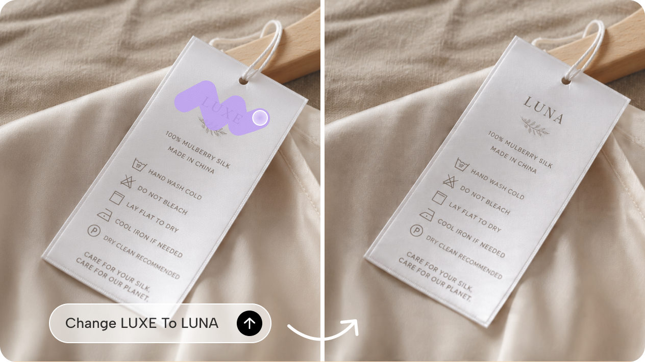 Generate multiple label placements and styles with AI Agent