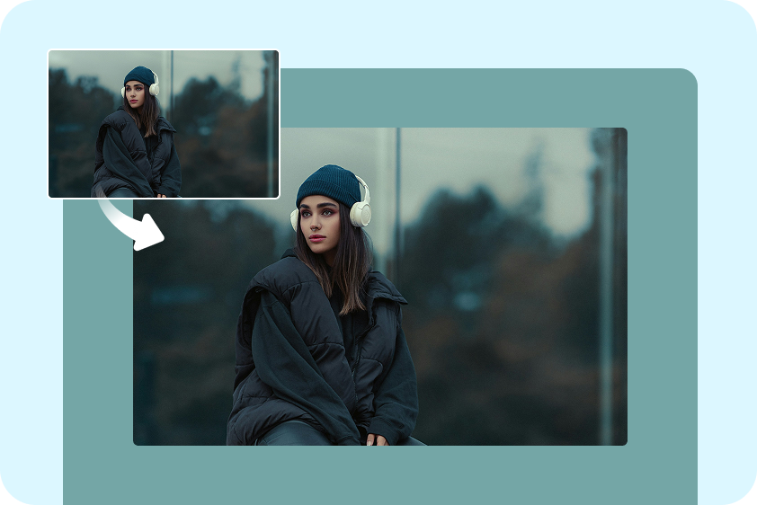 Lifestyle video background customization in CapCut