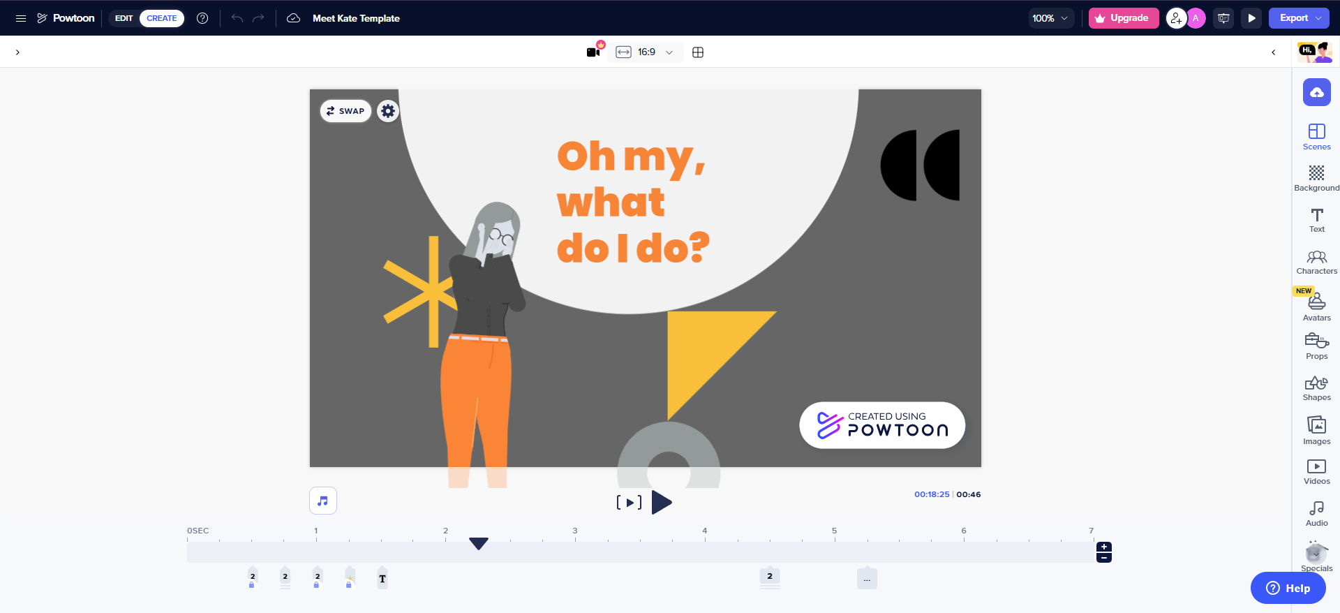 Criador de animação 3d