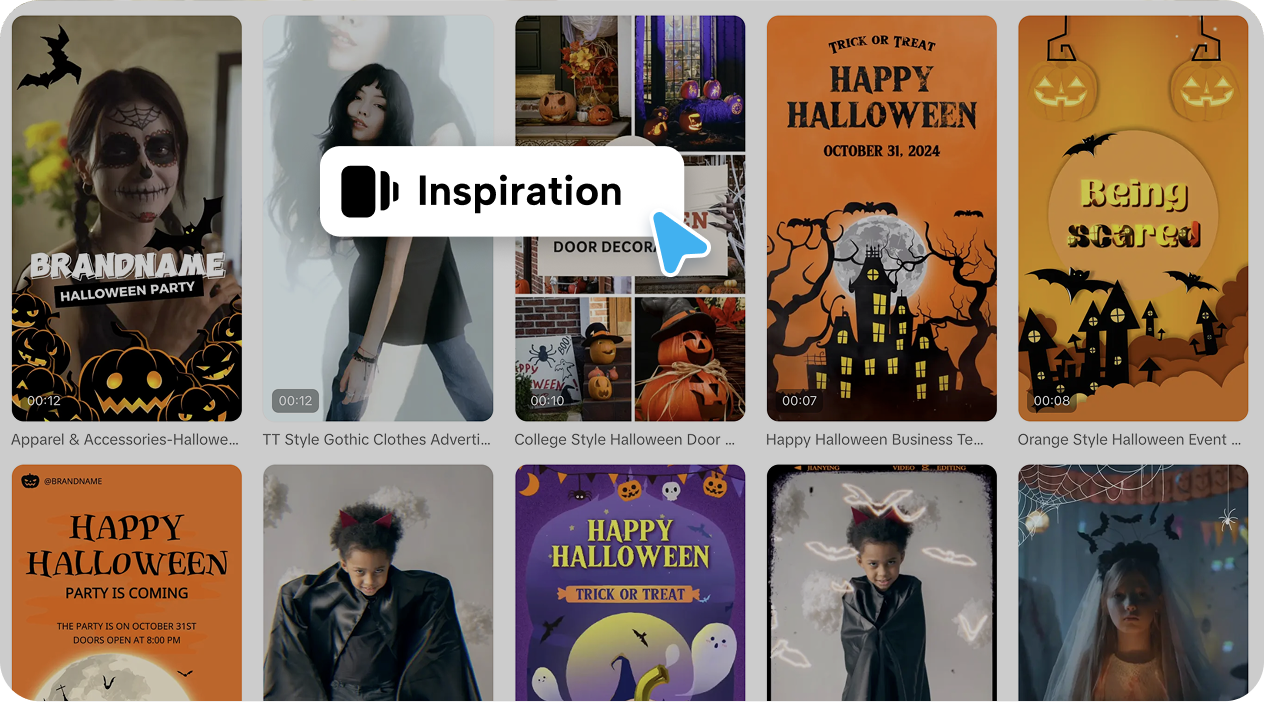 Halloween ad templates in Pippit