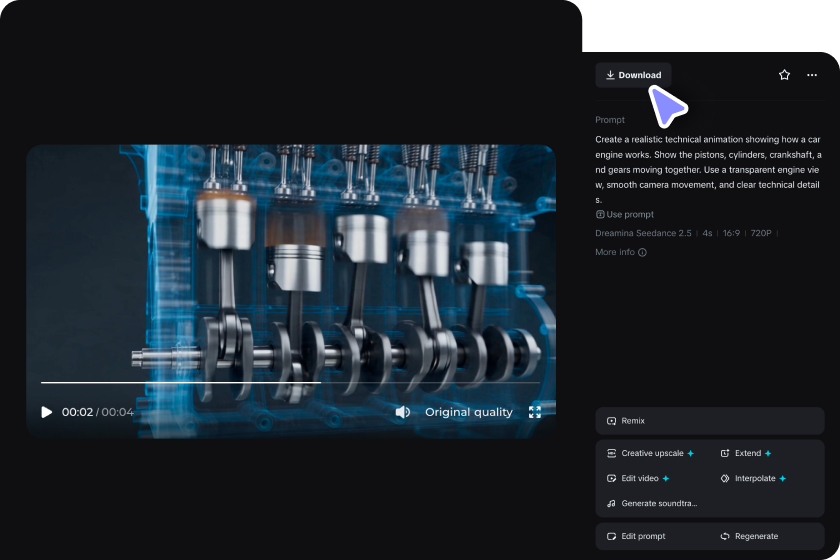 Refine, export, and share your animation