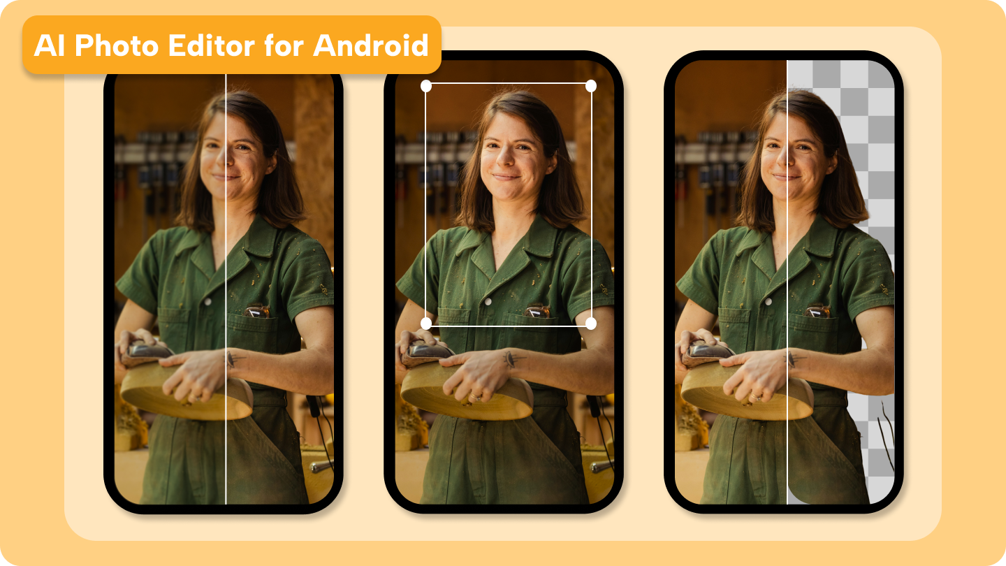 適用於 Android 的 AI 照片編輯器