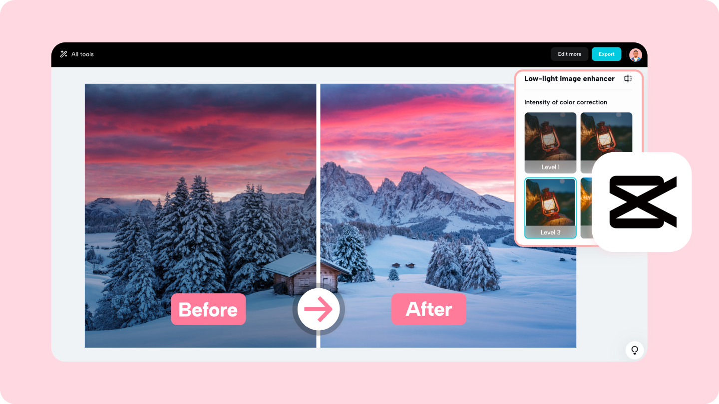 brighten photo online