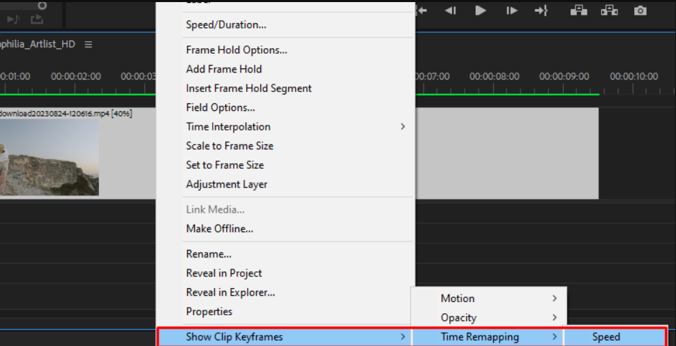 Création d'une rampe de vitesse avec augmentation du temps