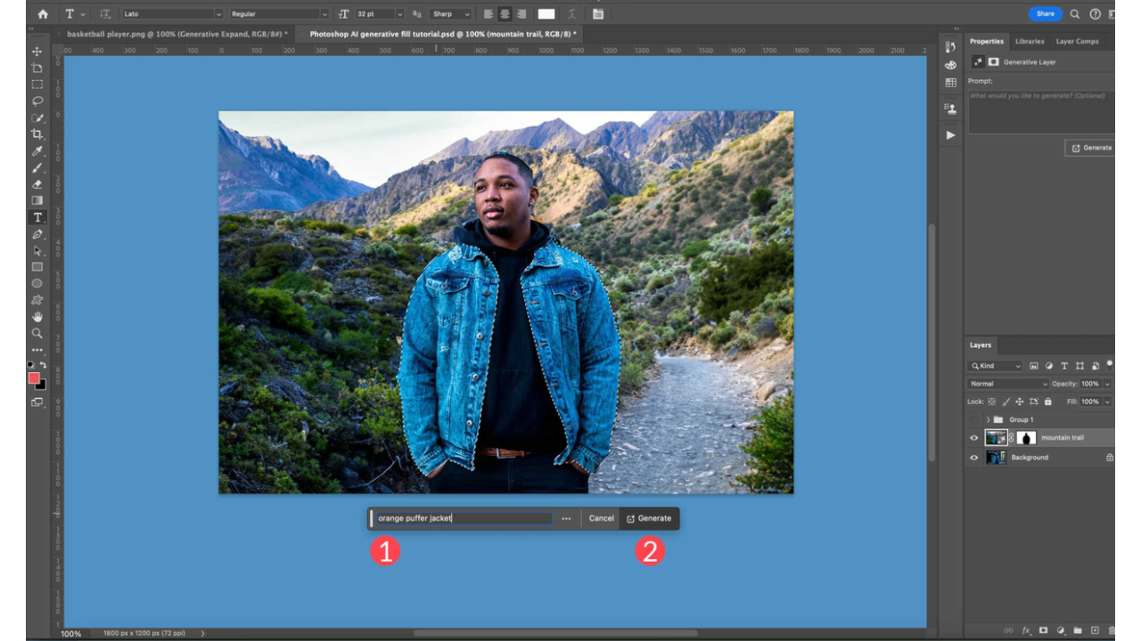 Photoshop with AI