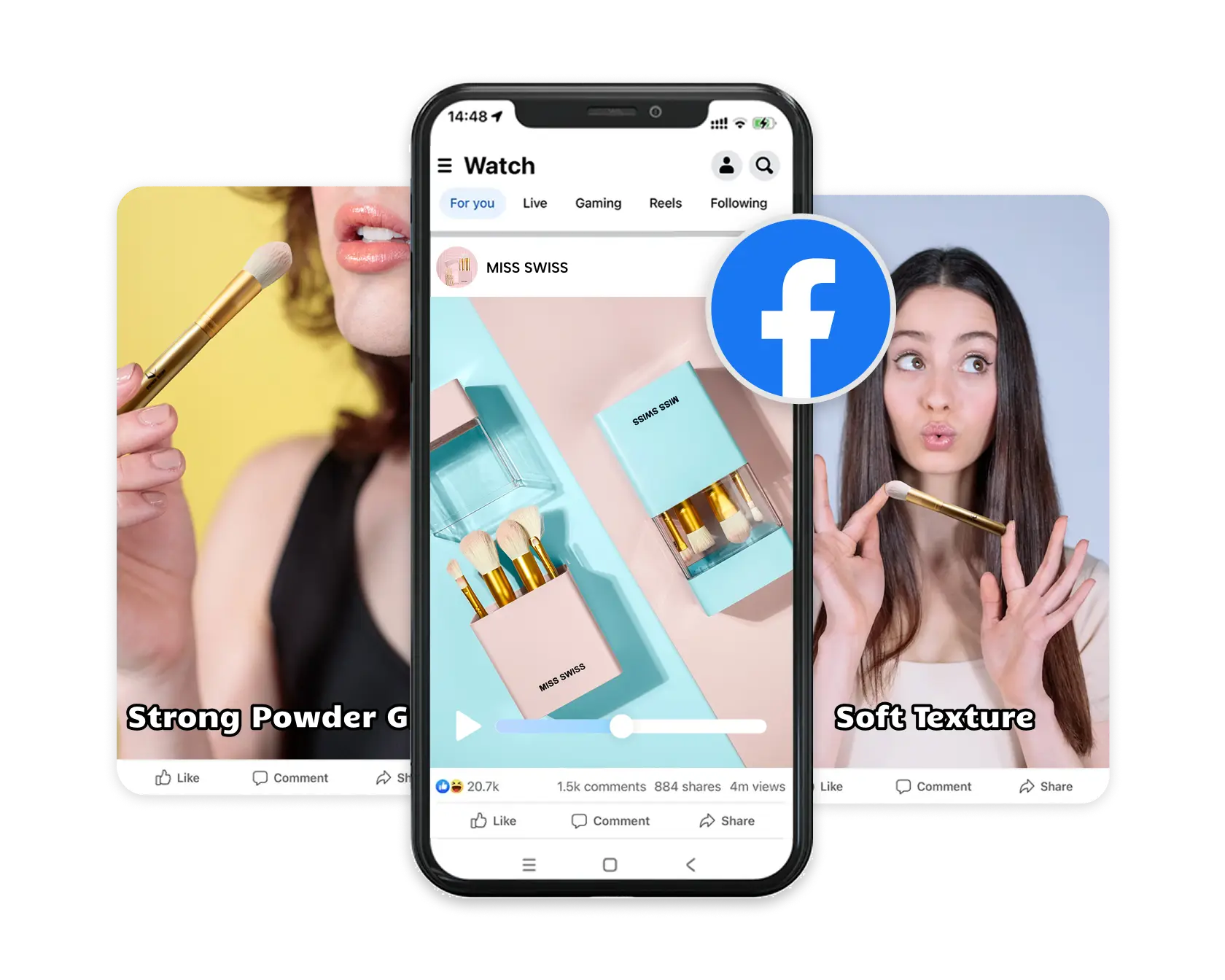 Creatore gratuito di video annunci di Facebook online