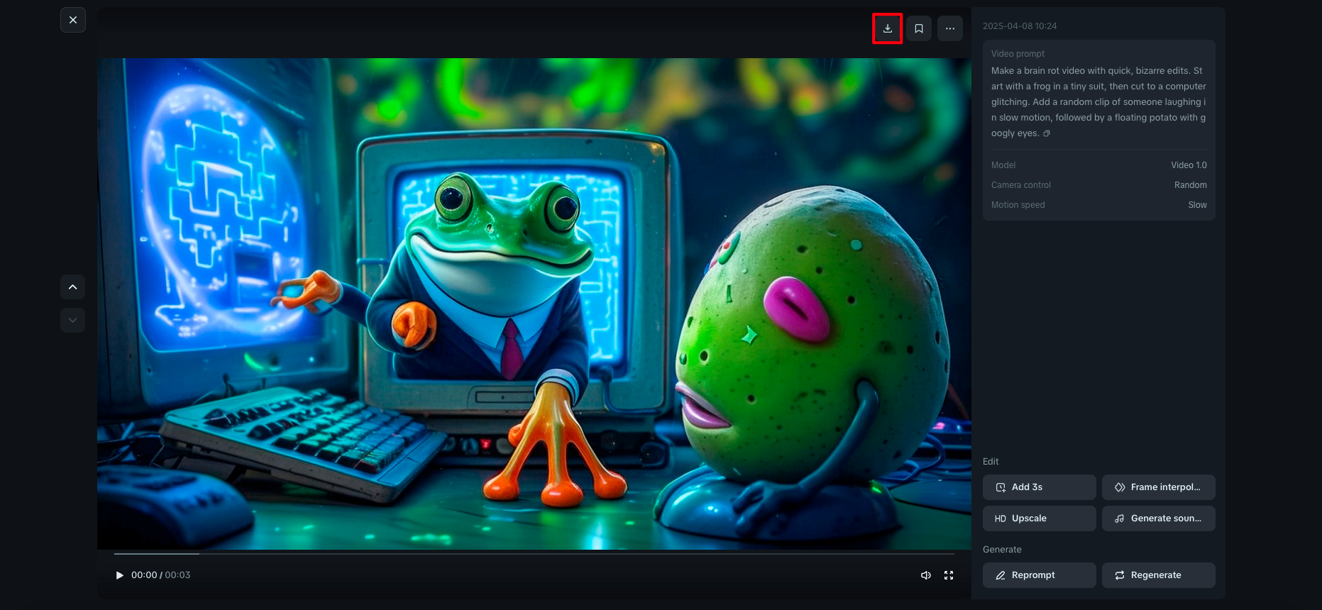 Descarga el video