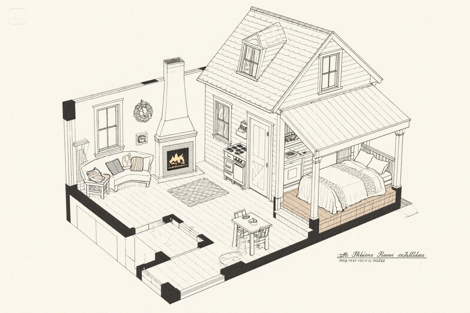 Cottage floor plans