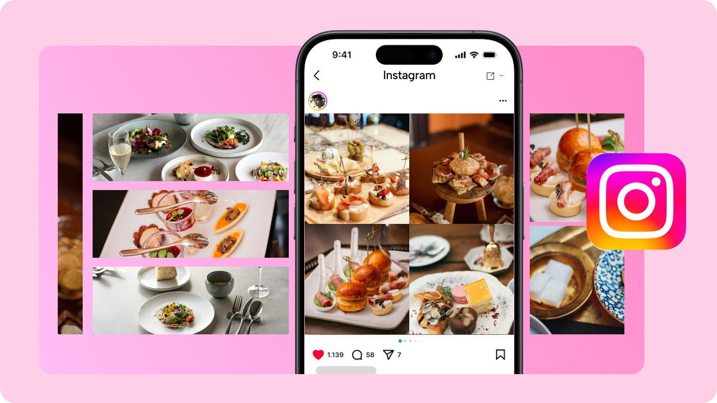 Instagram carousel template
