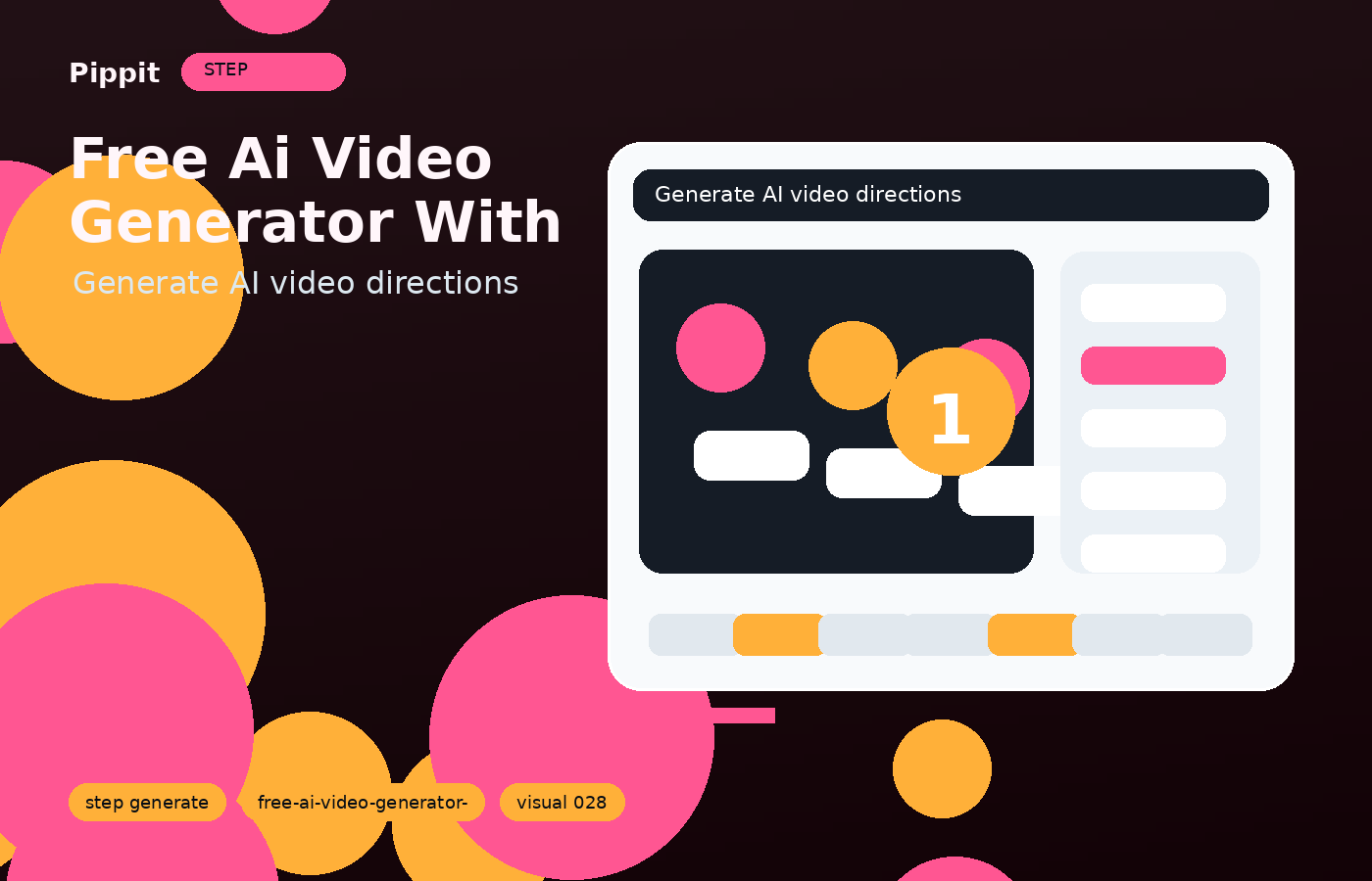free ai video generator with no restrictions generation workflow in Pippit