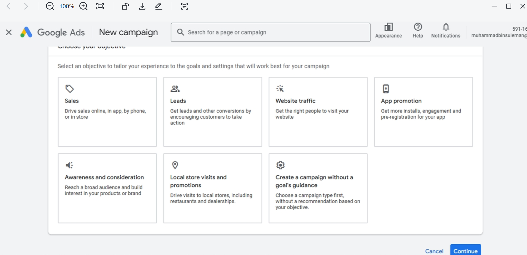 Maak een nieuwe campagne