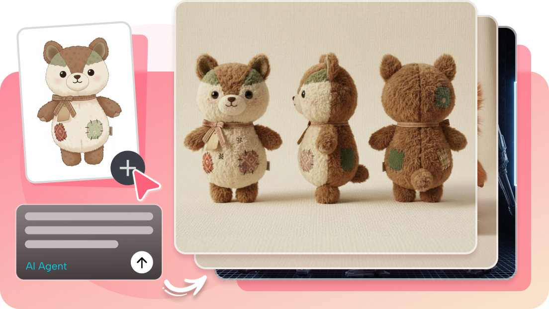 Cambio creativo en 3D