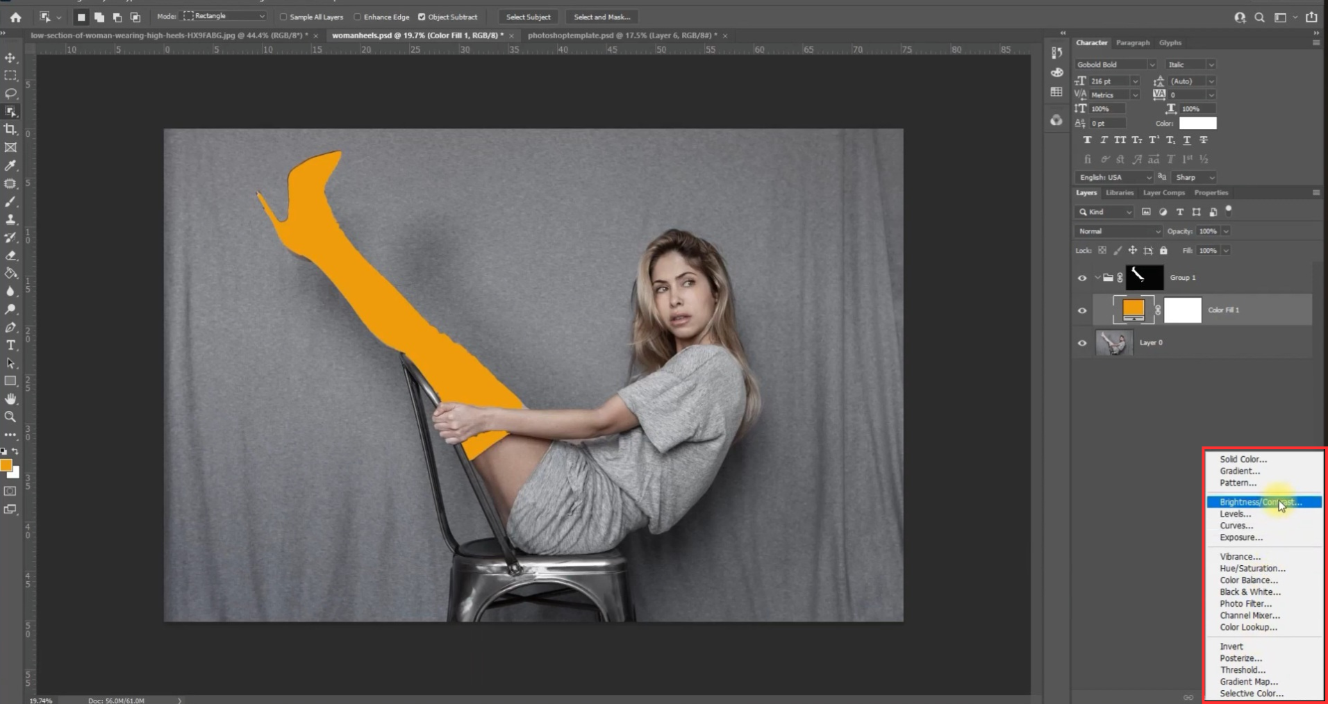 Add the Color Fill