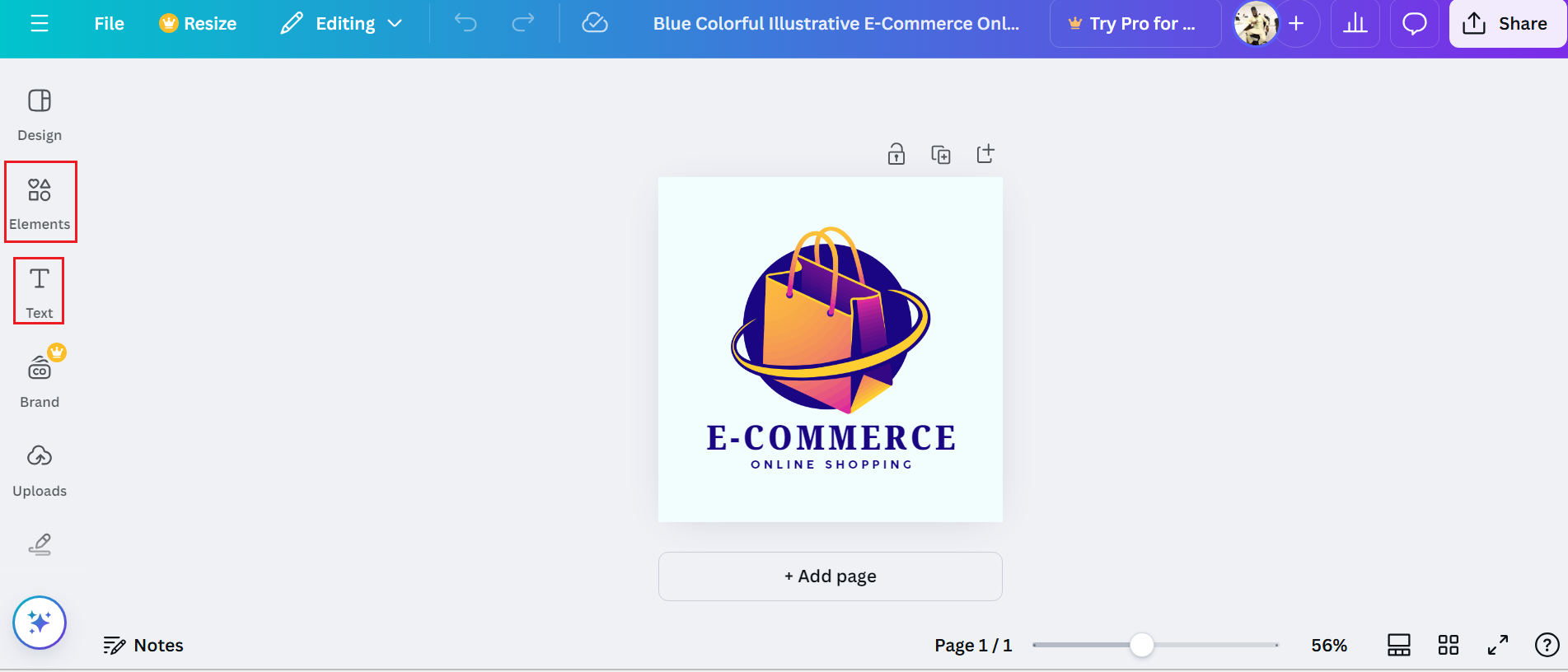 Personnaliser le modèle de logo