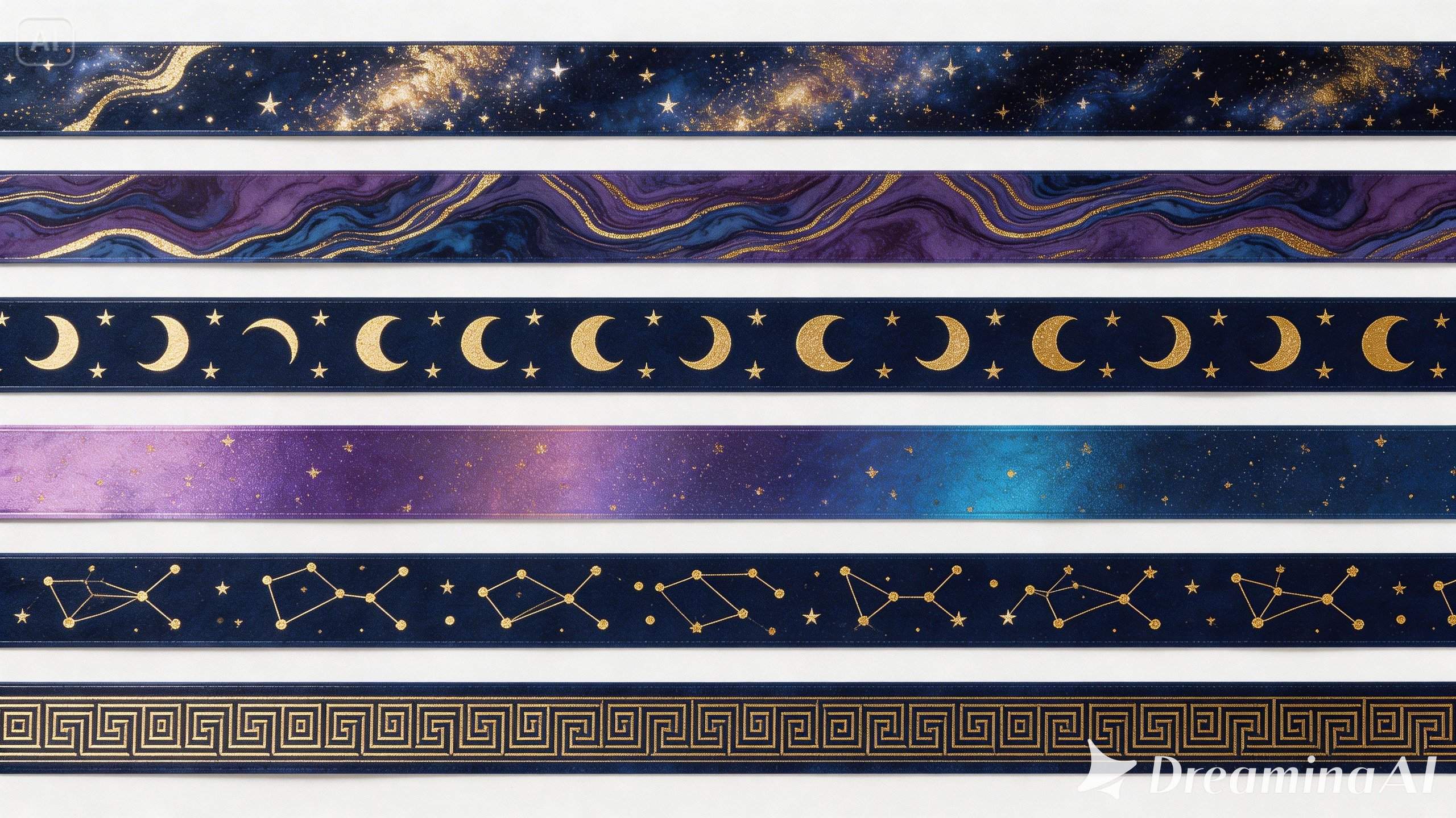Celestial luxury tape set