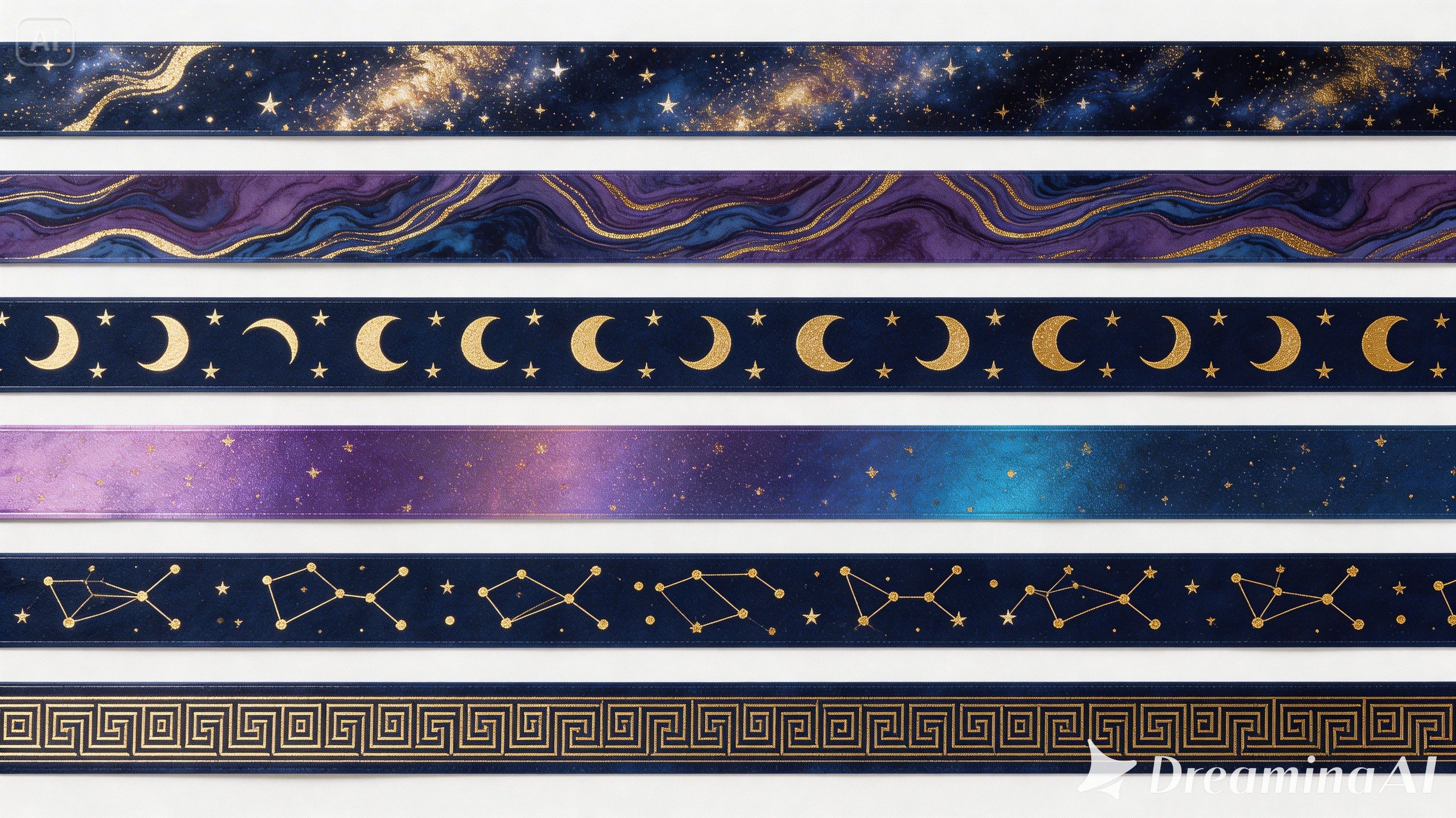 Celestial luxury tape set