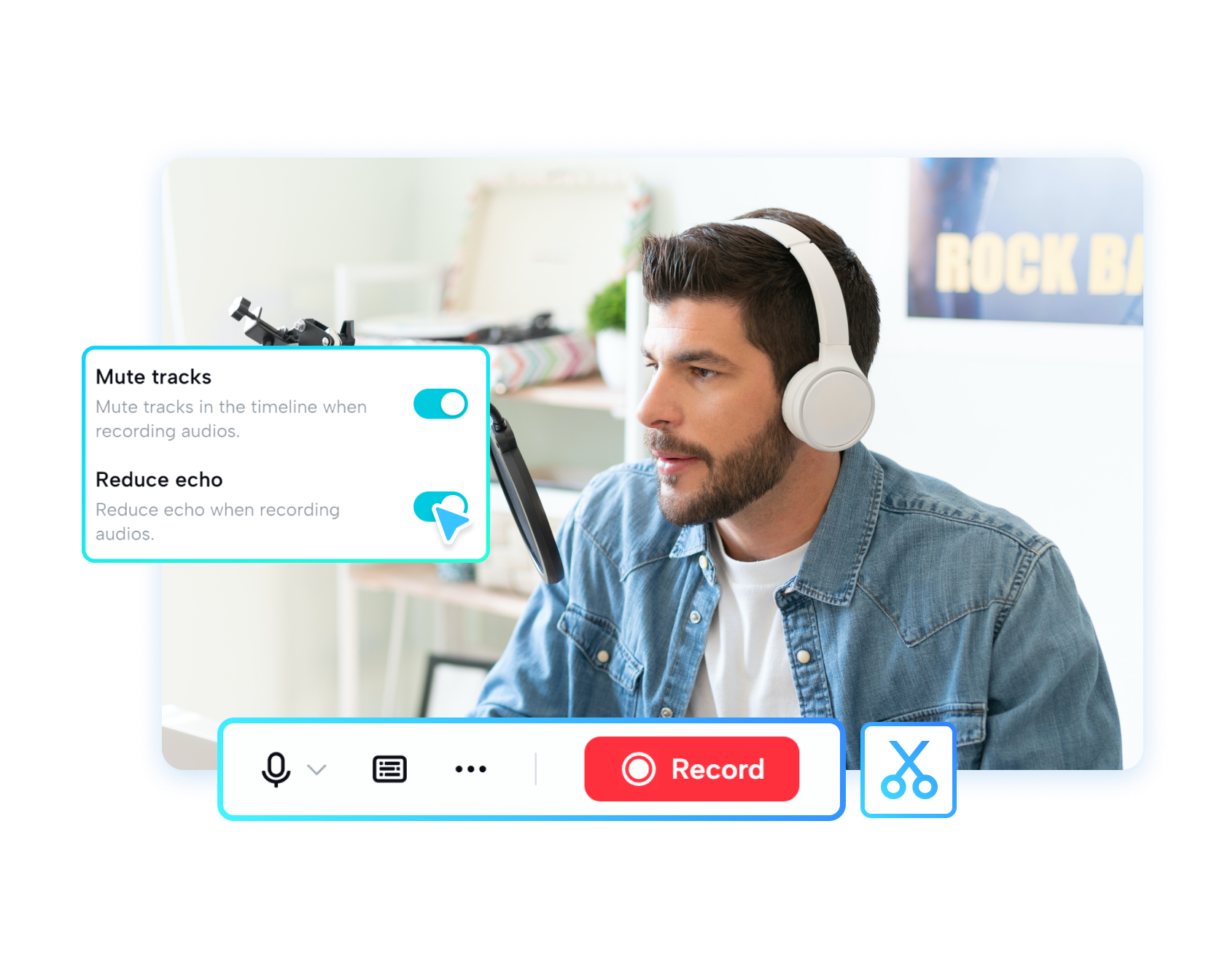 Enregistreur vocal dans CapCut