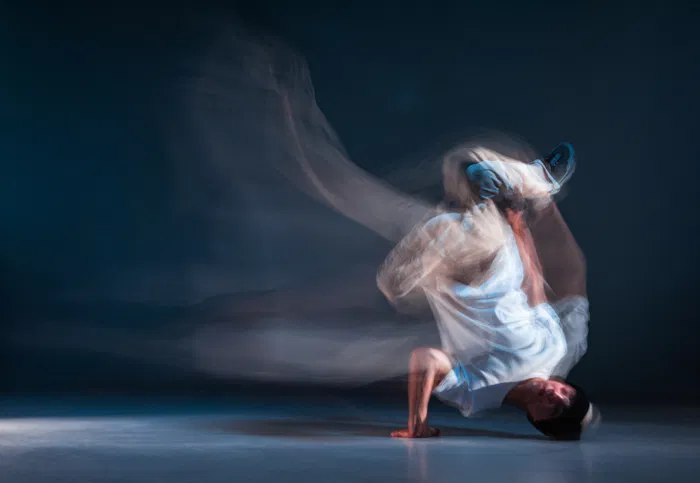 Slow shutter speed flash photography