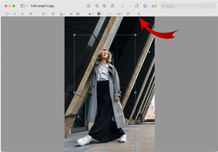 A quick way to crop images on Mac in Preview