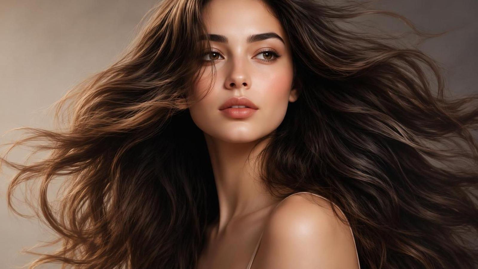 animate hair in photo AI template cover