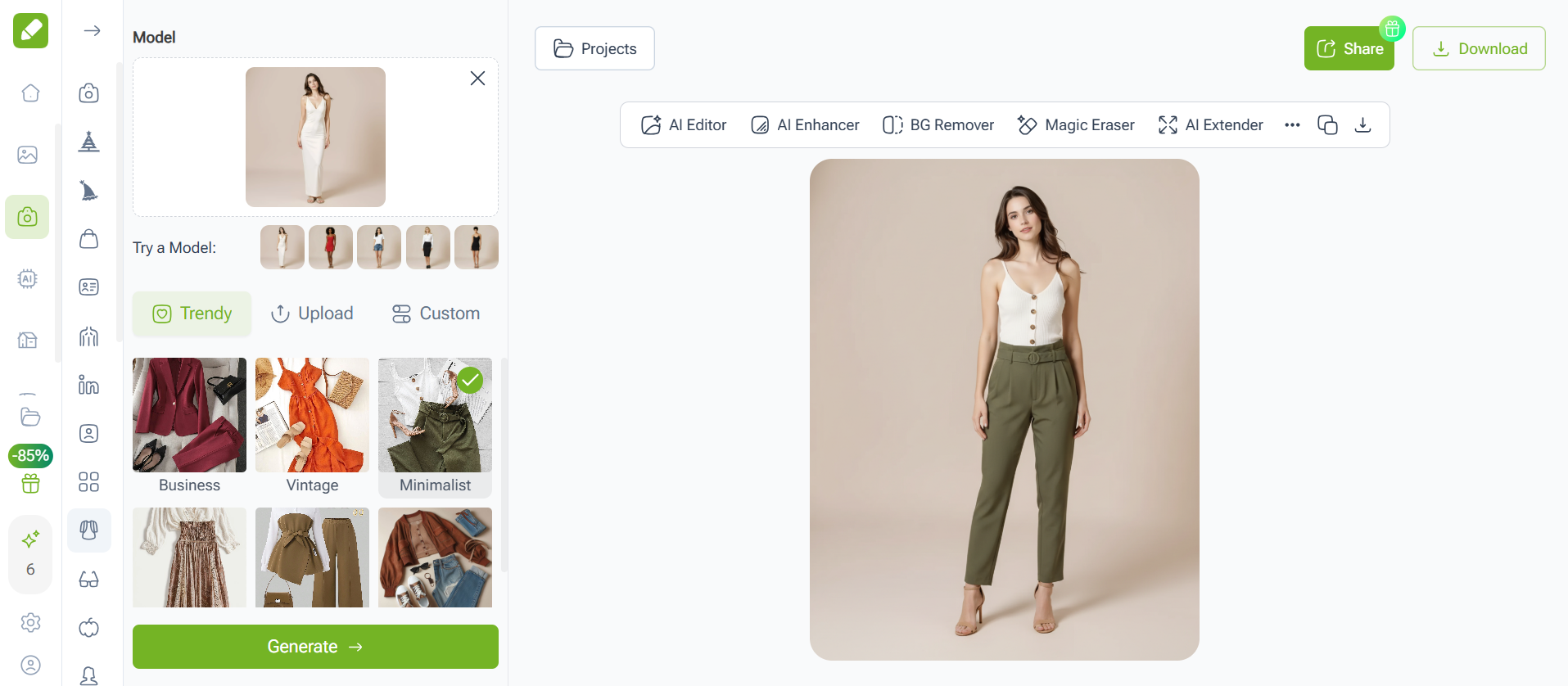 VisualGPT - AI image age generator