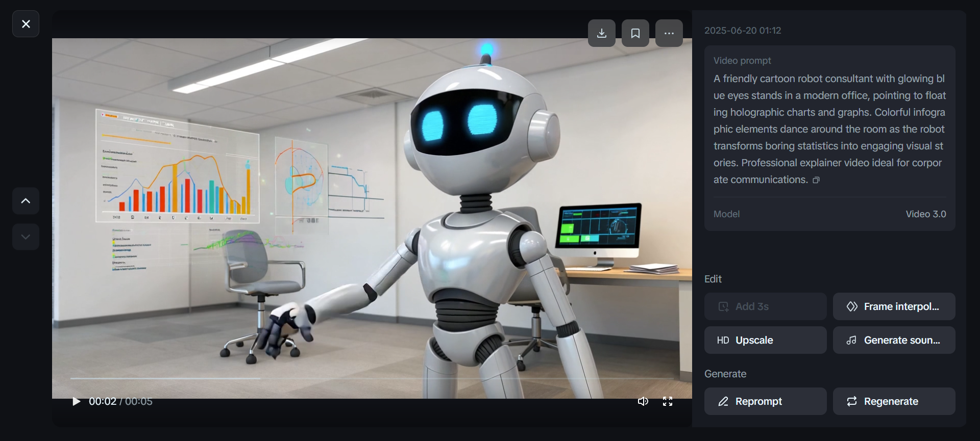 Business explainer story