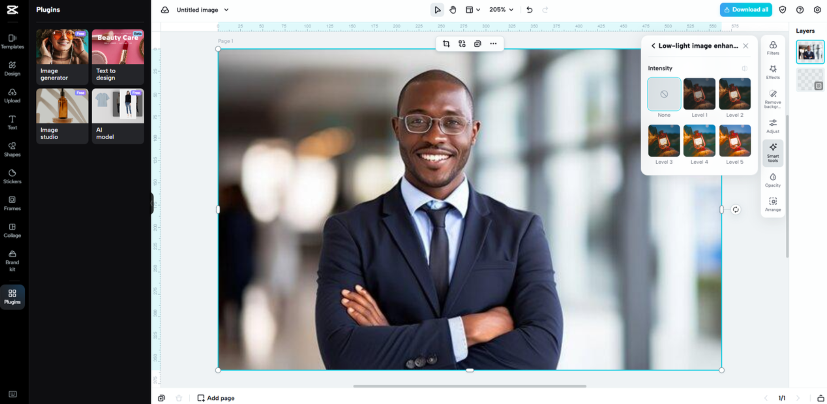 Interfaz de CapCut Web: una de las mejores herramientas para editar imágenes
