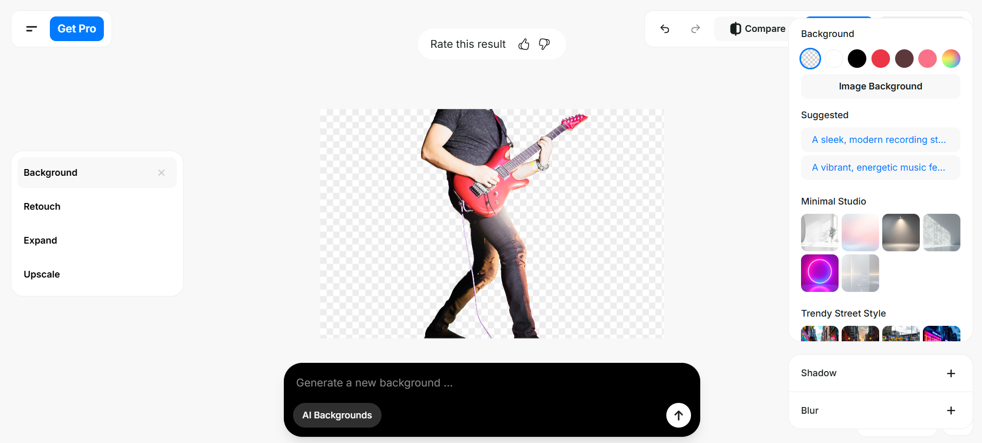 PixelCut background remover