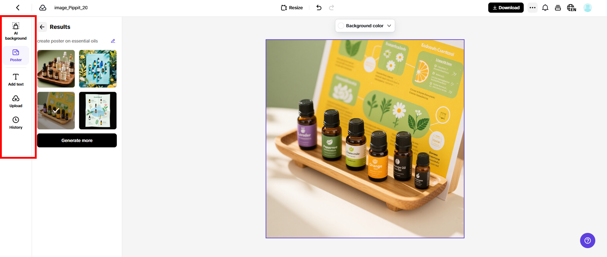 Customize your poster