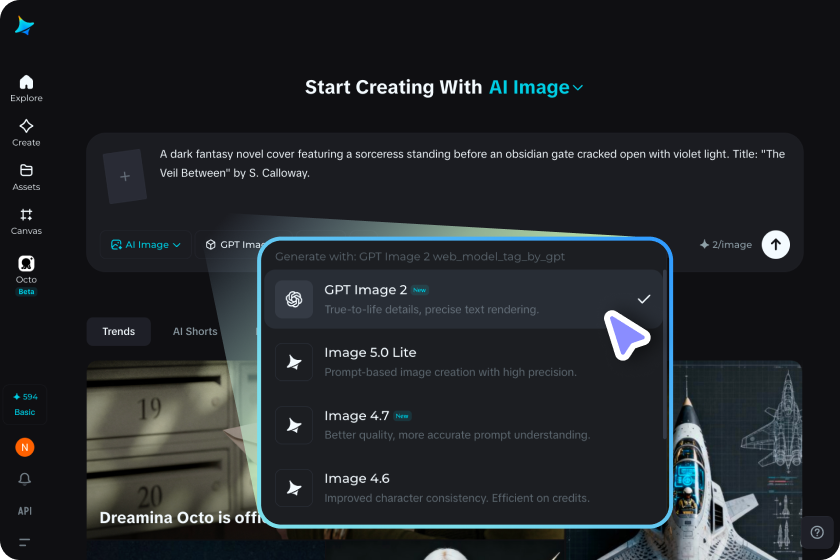 Adjust your settings and generate