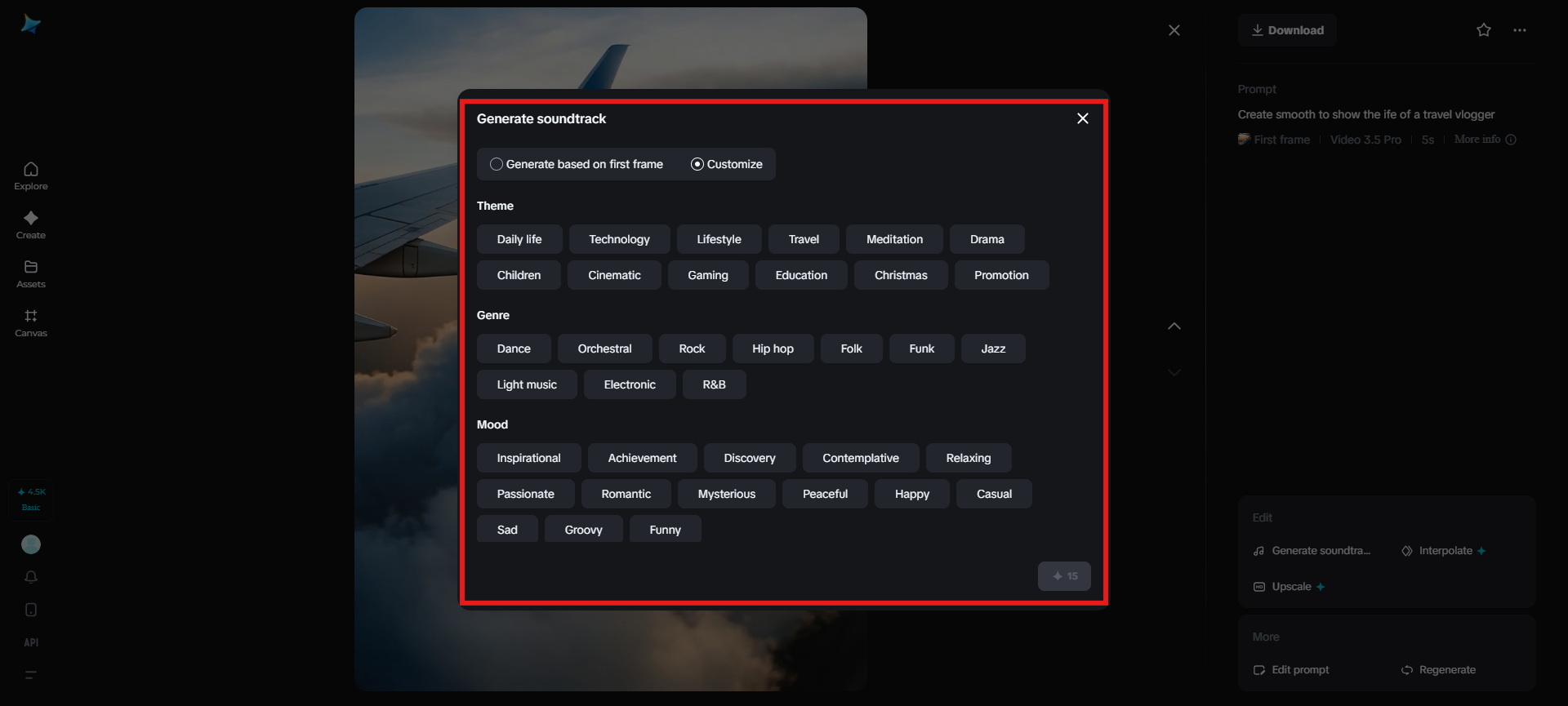 Adăugați coloană sonoră