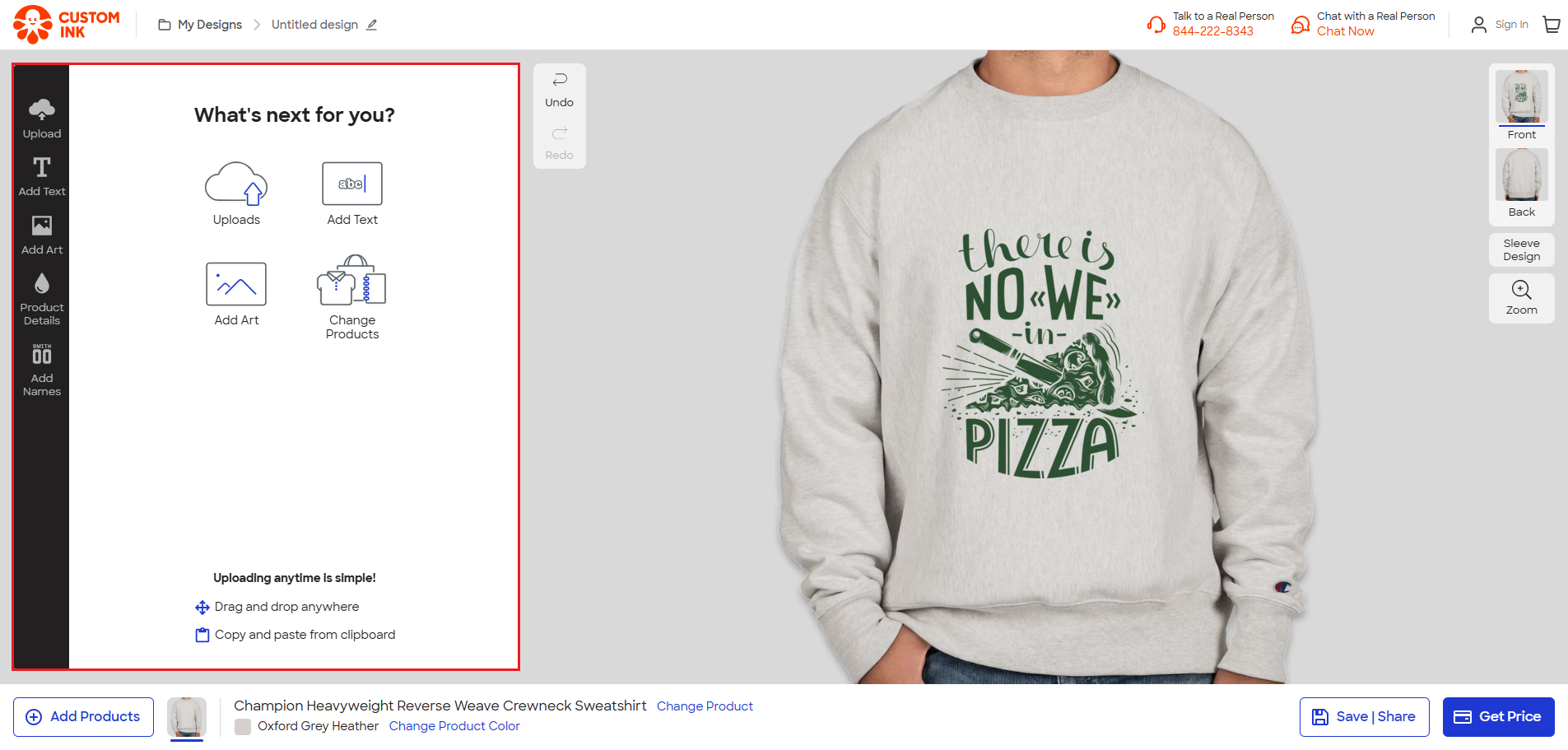 Creați-vă designul