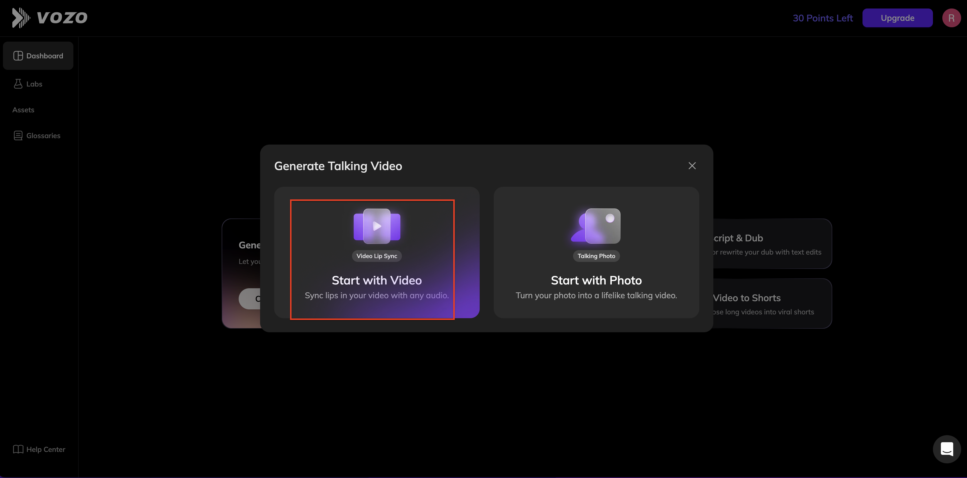 Choose the media type
