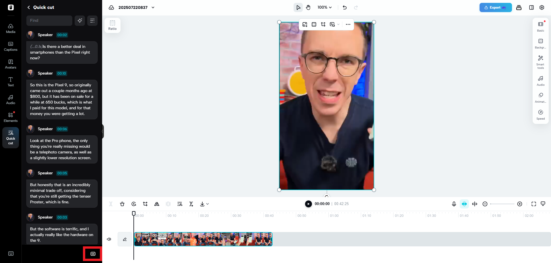 Αποκτήστε πρόσβαση στην επιλογή αυτόματων υπότιτλων
