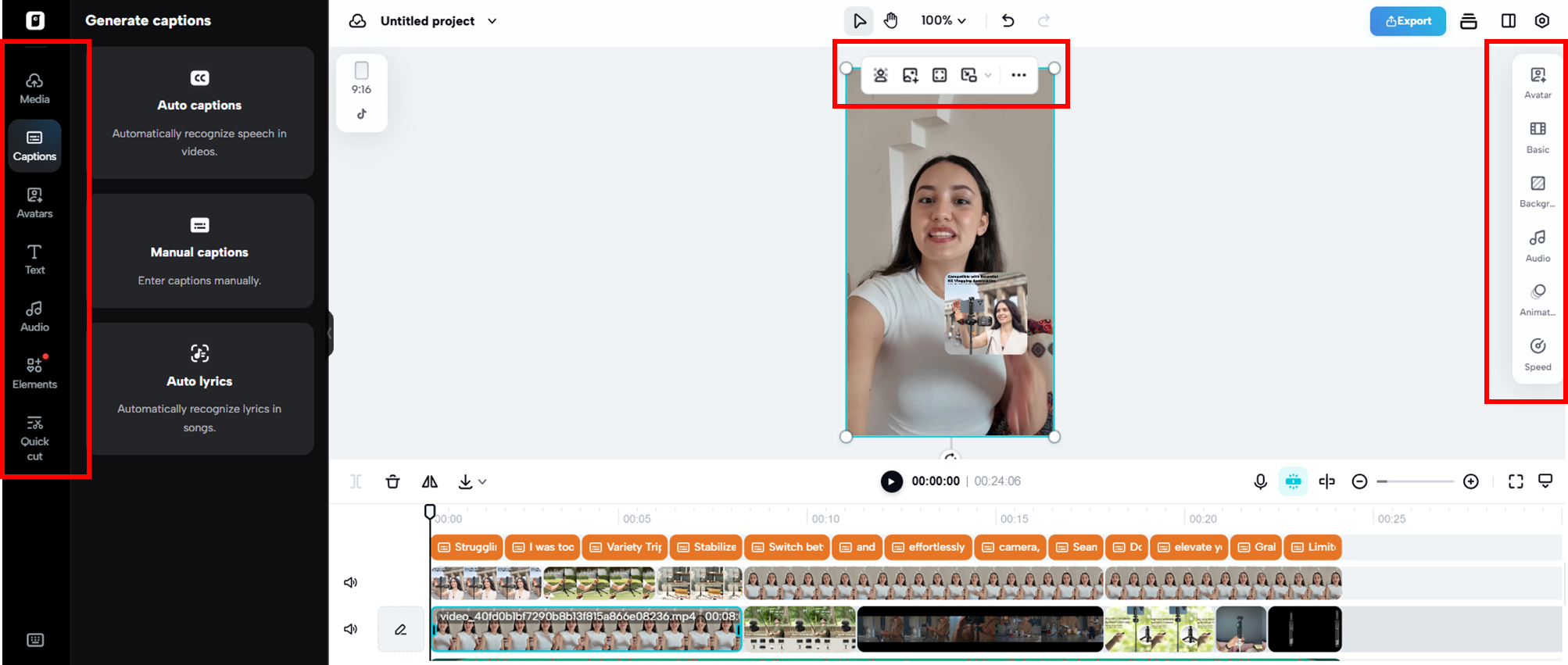 Aproveite as ferramentas avançadas de edição de vídeo do Pippit.