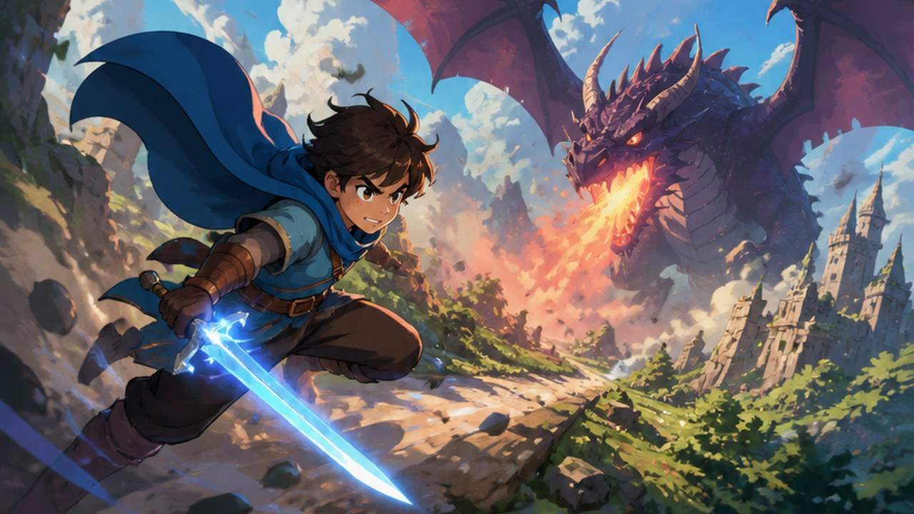 Résultat de l'invite du générateur vidéo 2D IA 3