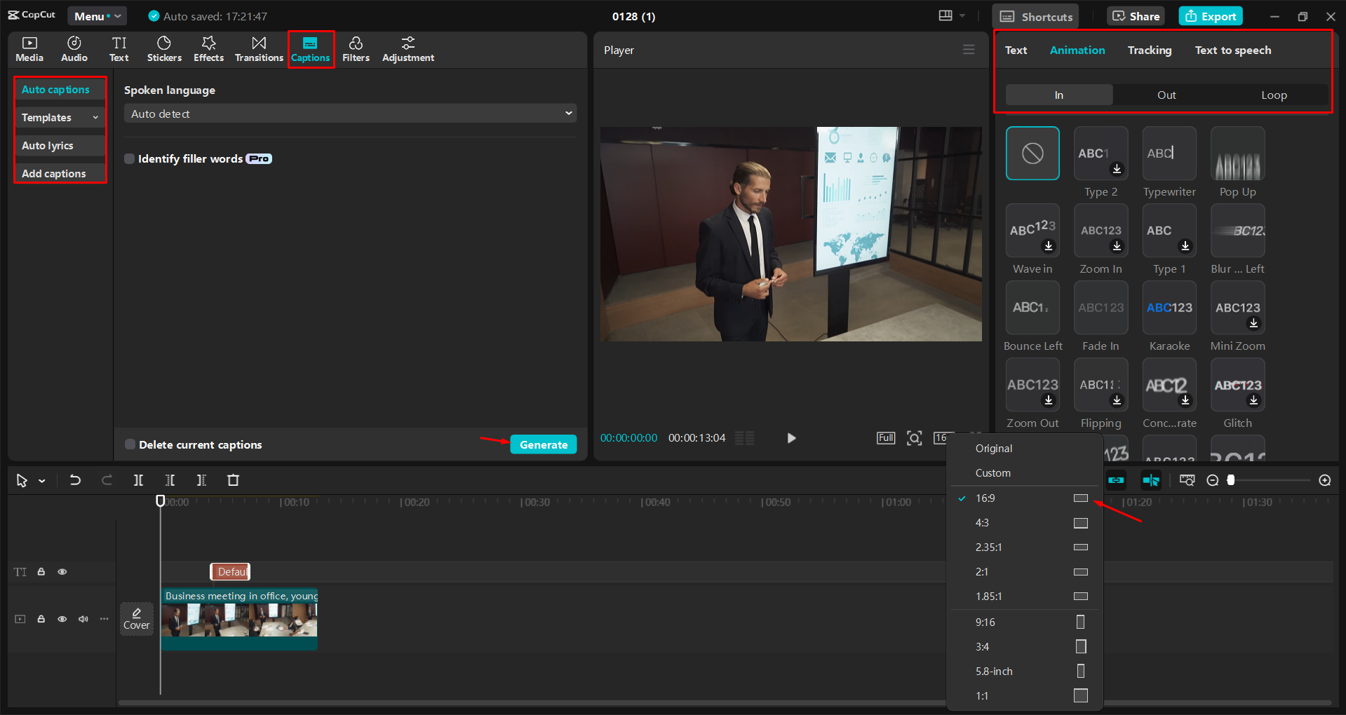 Montage d'une vidéo pour YouTube dans l' CapCut éditeur vidéo de bureau