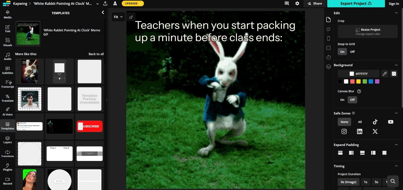 editor de criador de vídeos com IA Kapwing