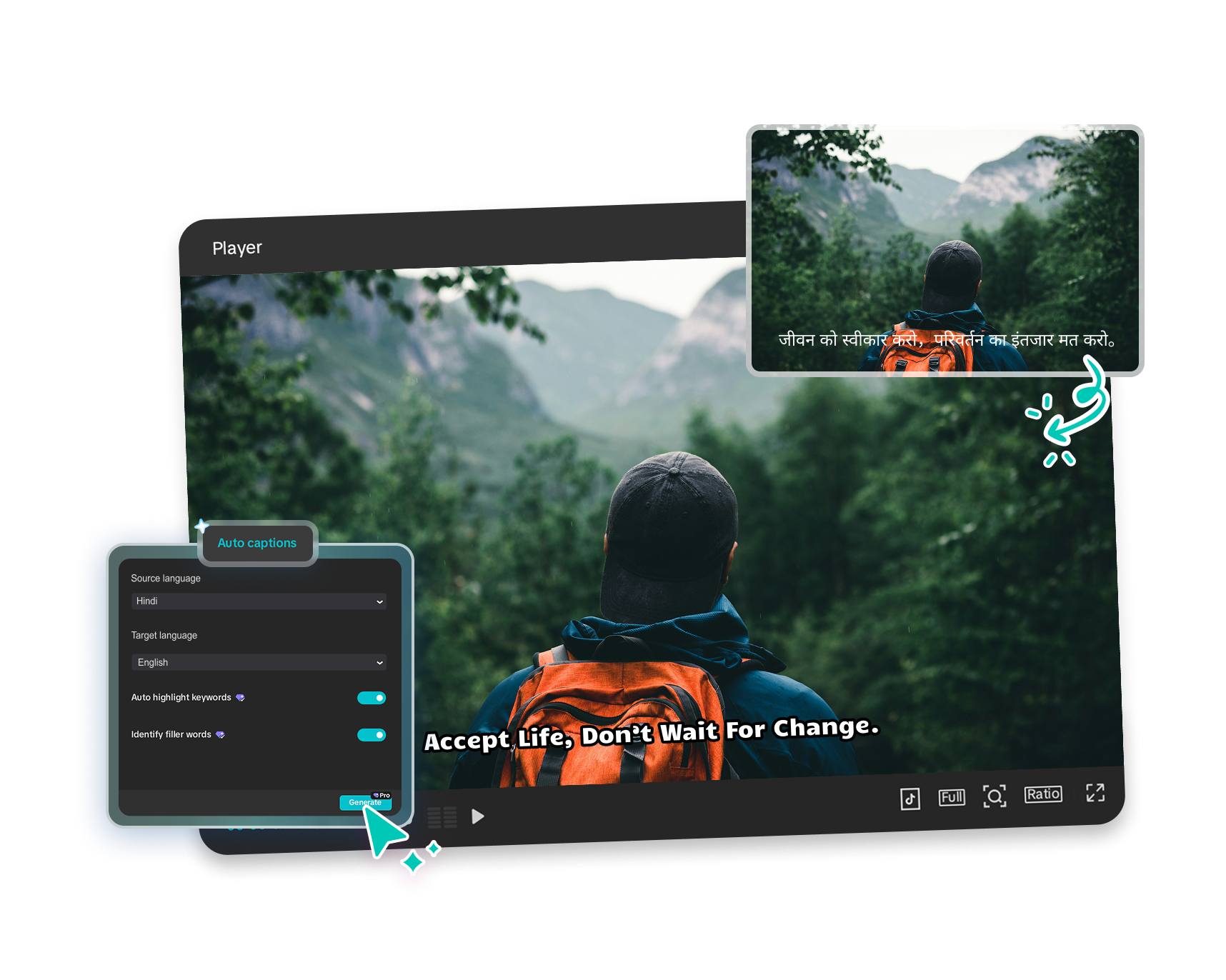 Hindi to english video translation ai free