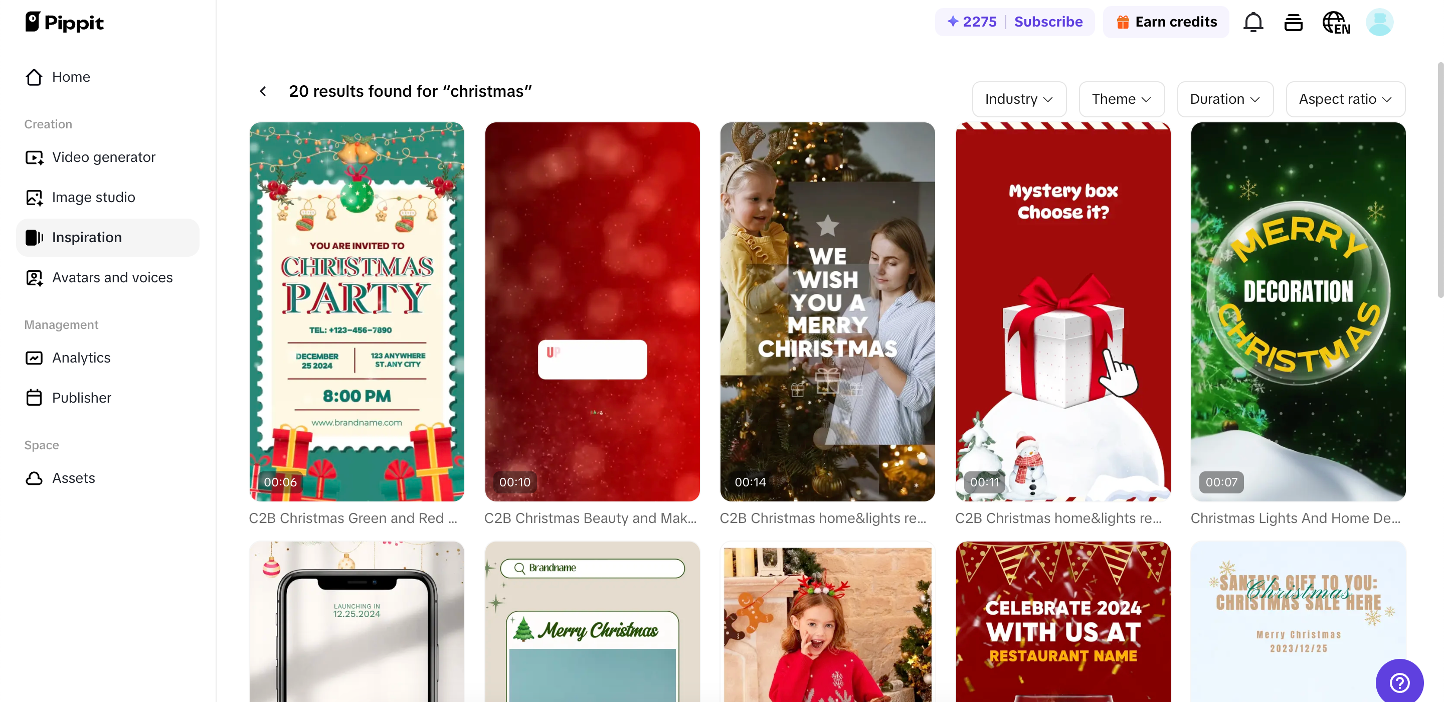 Explore template ideas