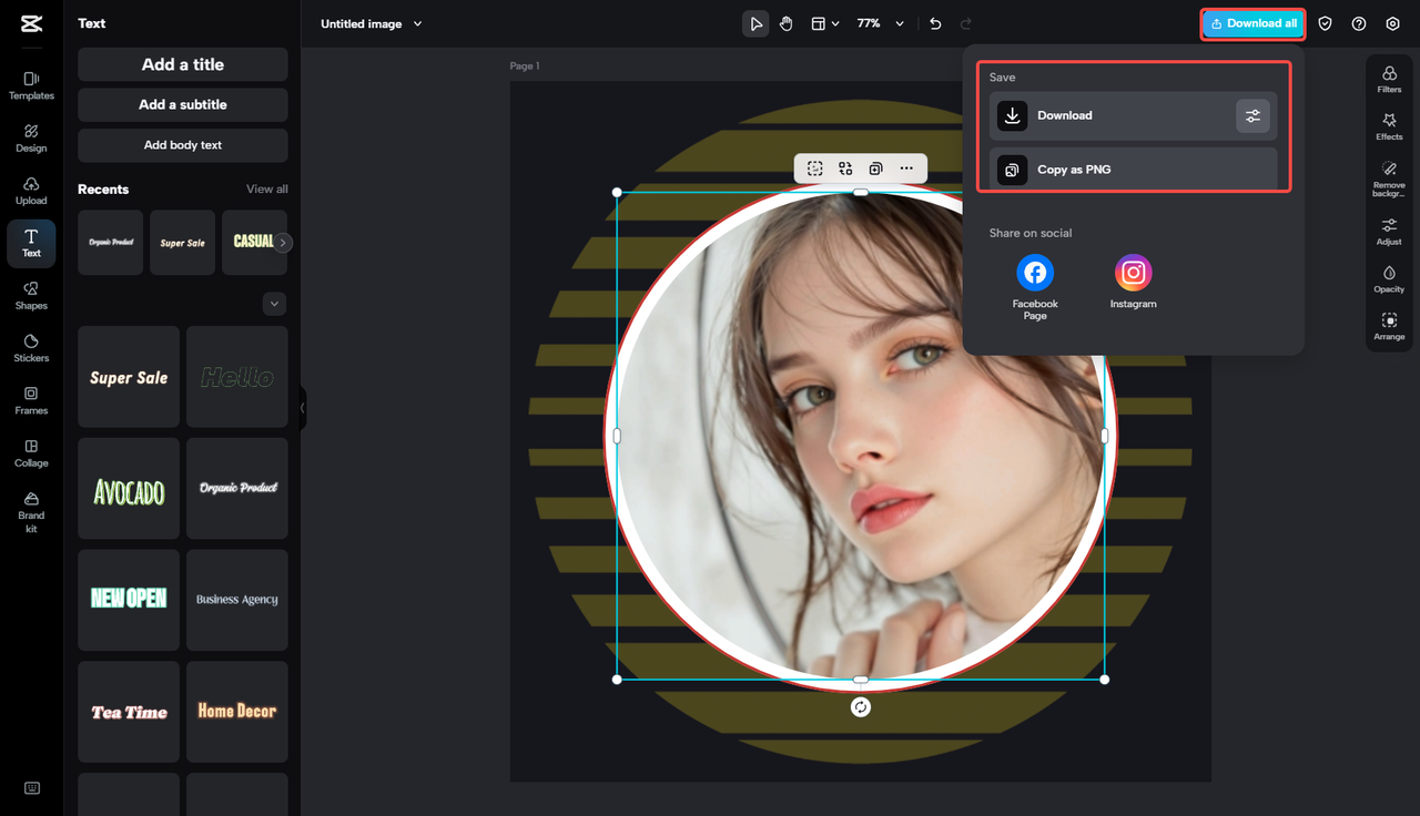 Twitterのプロフィール画像を保存またはダウンロードする