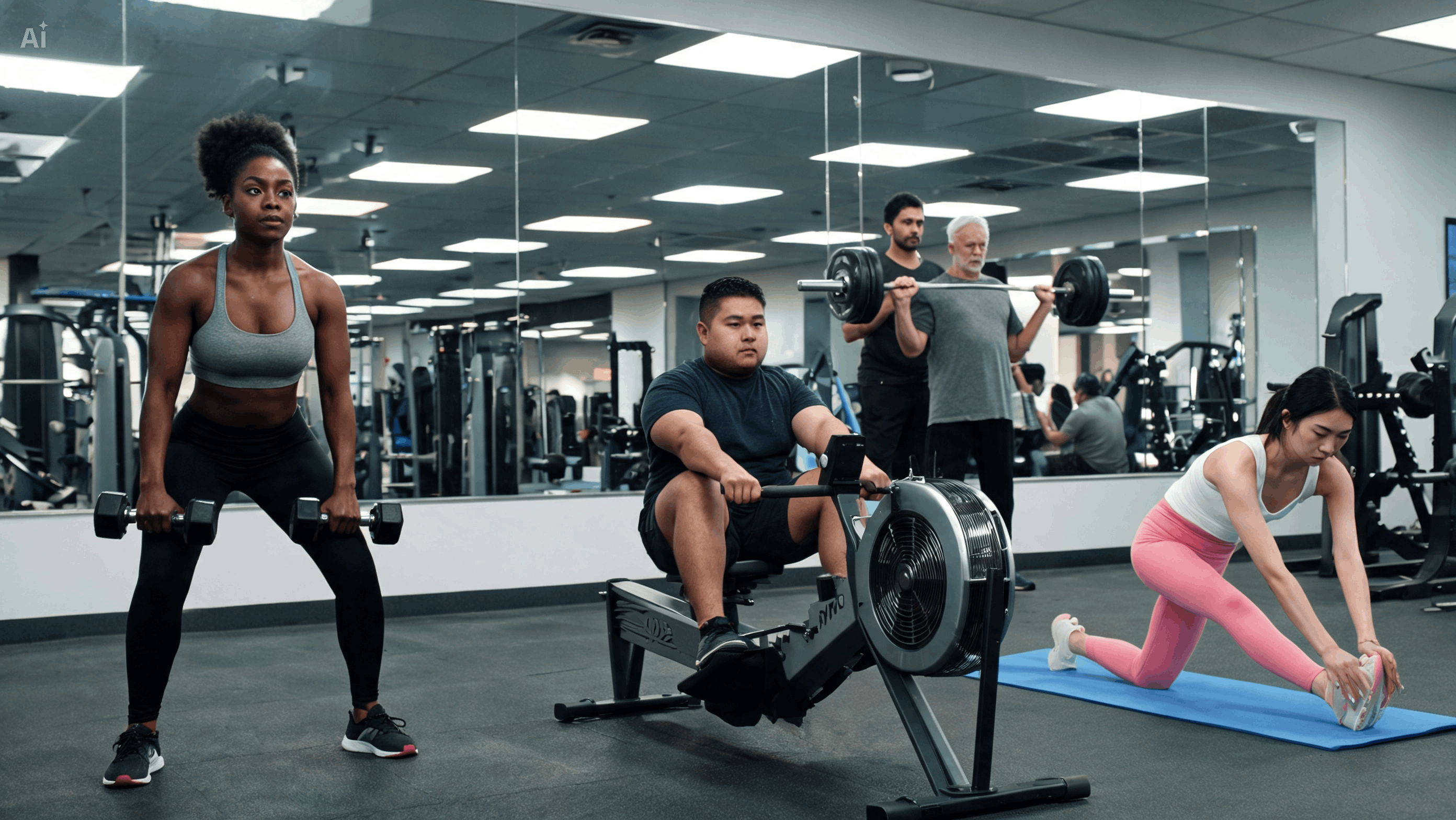 Keep Skin Texture While Correcting Gym Lighting