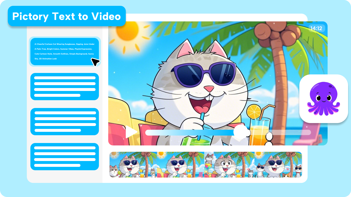 pictory text to video