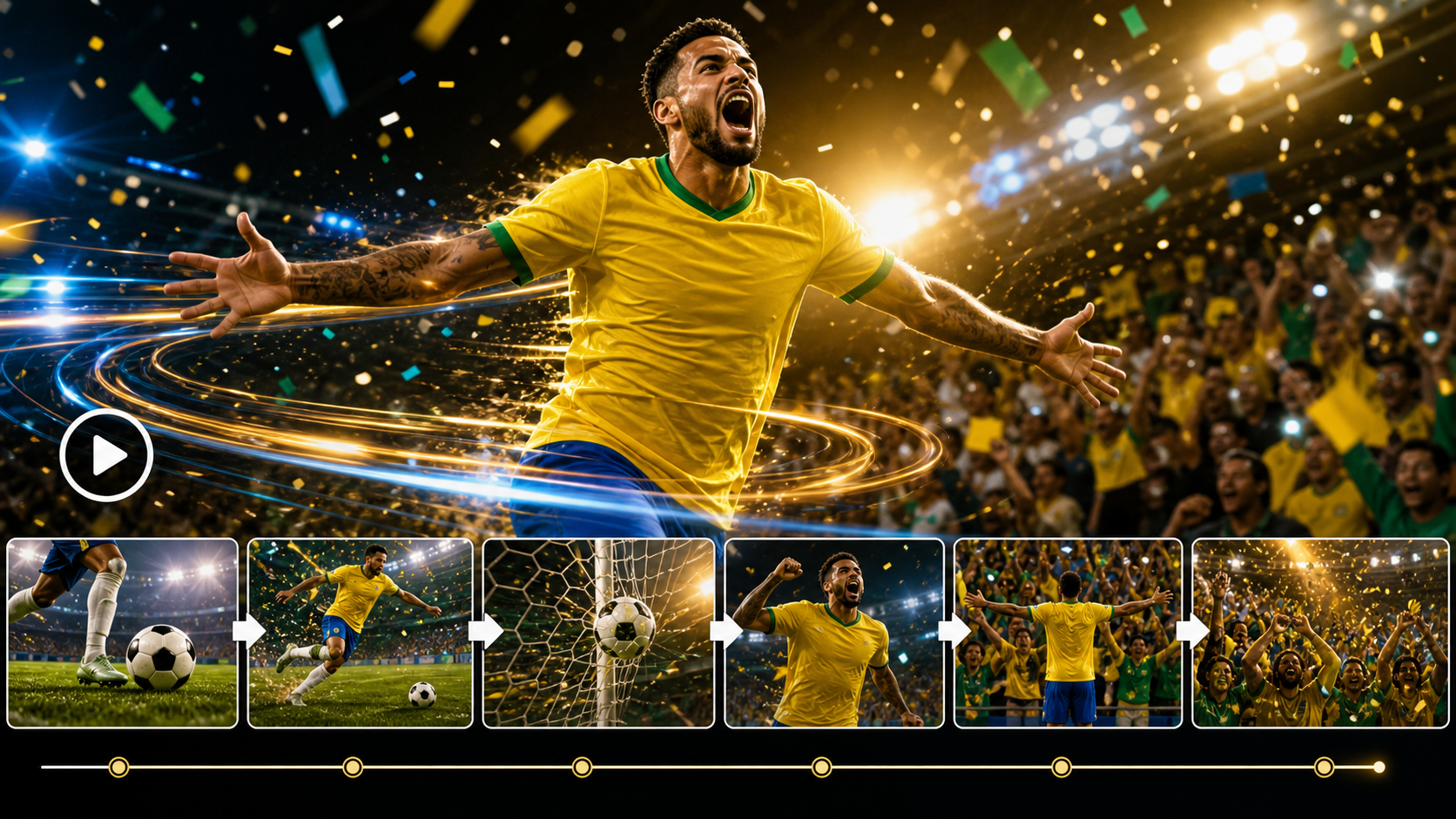 AI World Cup Host City Poster Generator unterstützt Videobild