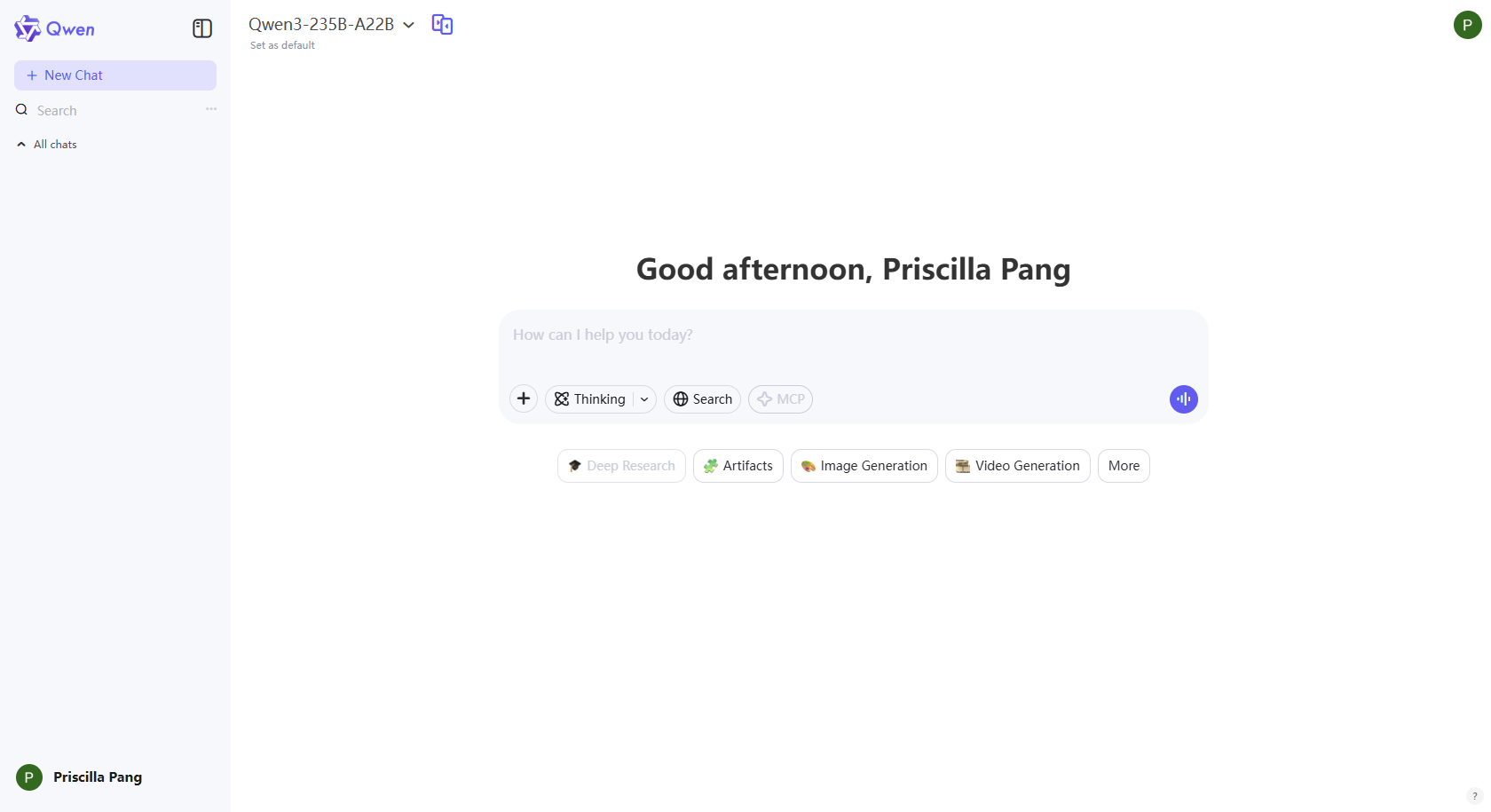 Lawati laman web rasmi Qwen