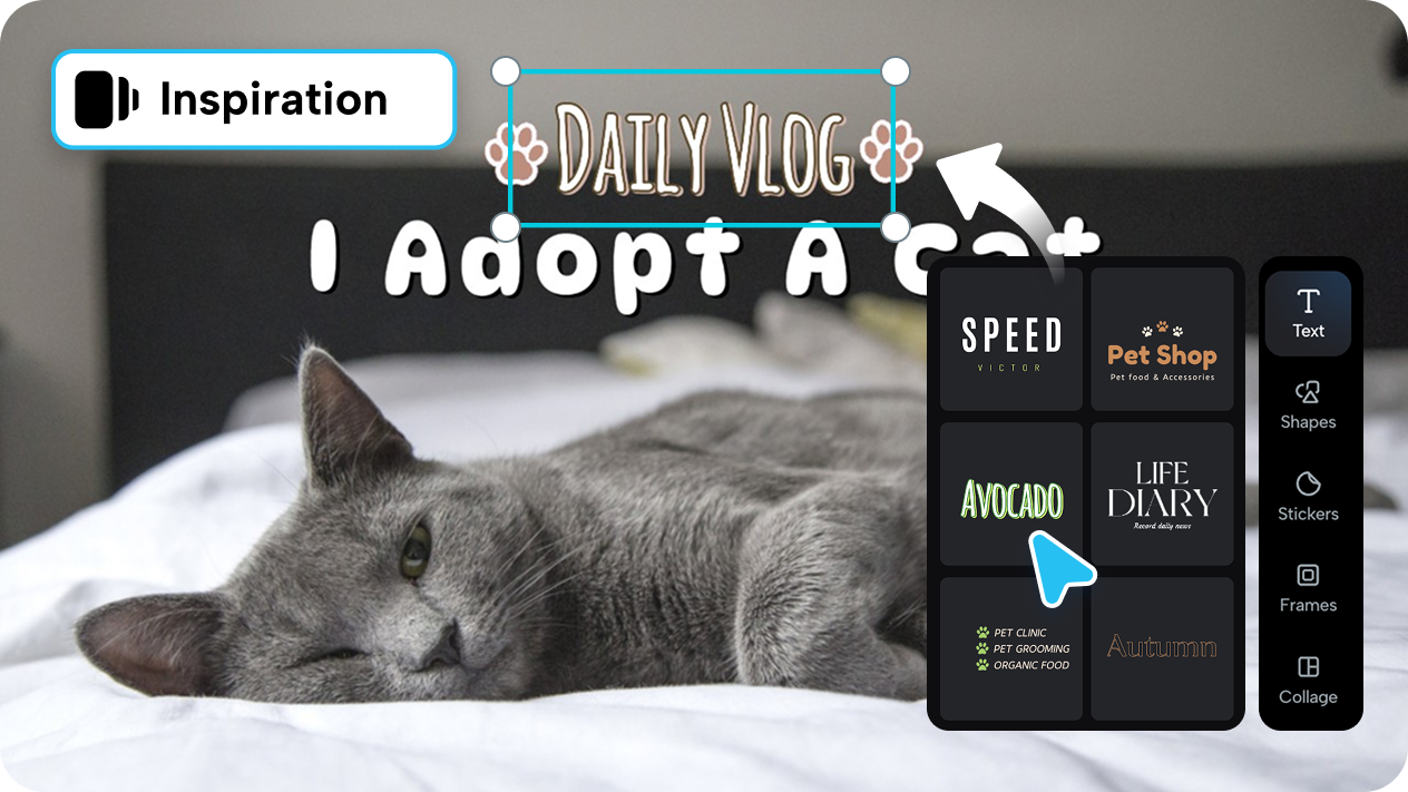 Availability of pre-set templates