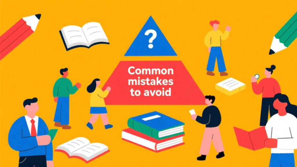 Common mistakes to avoid