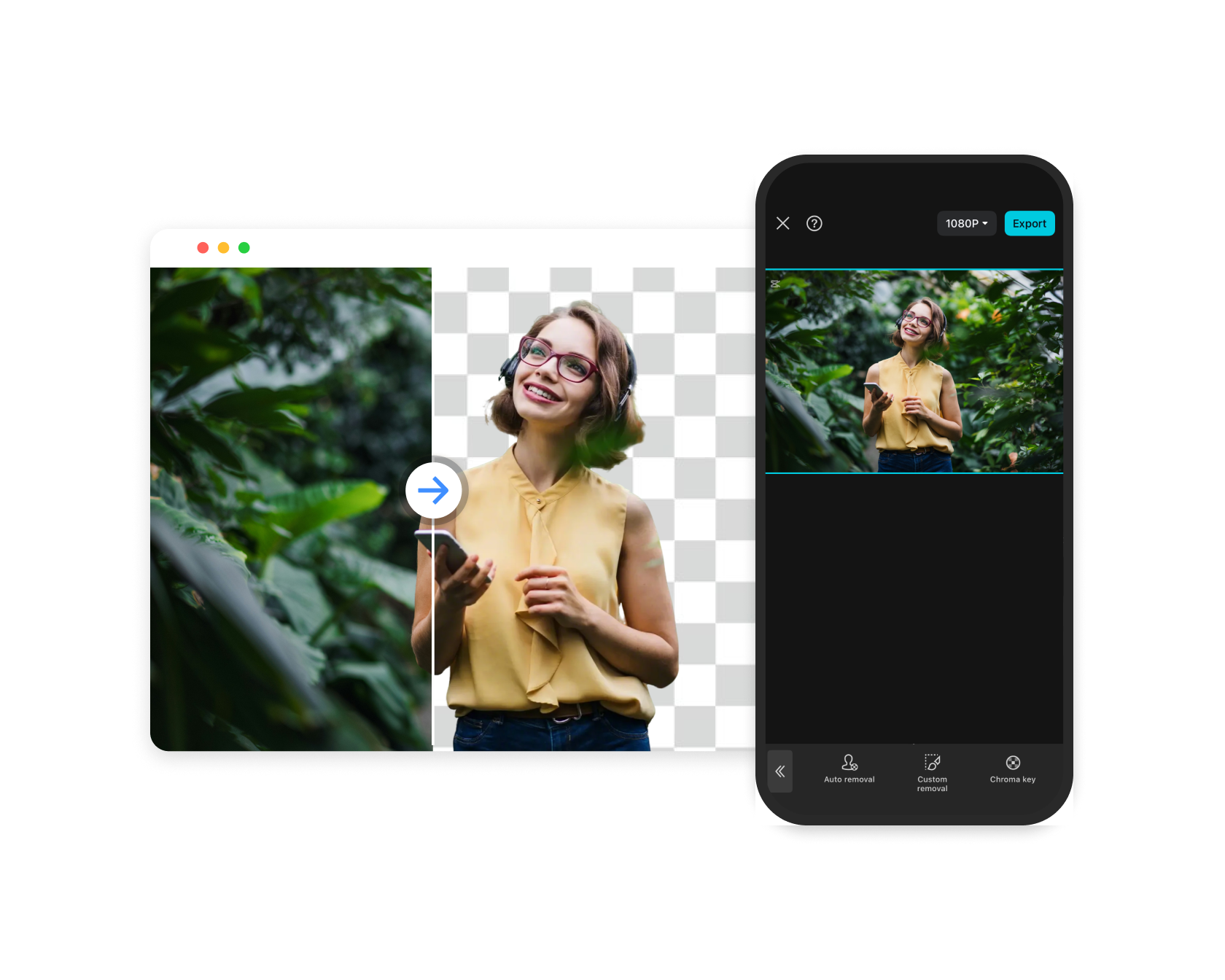 remove the background app