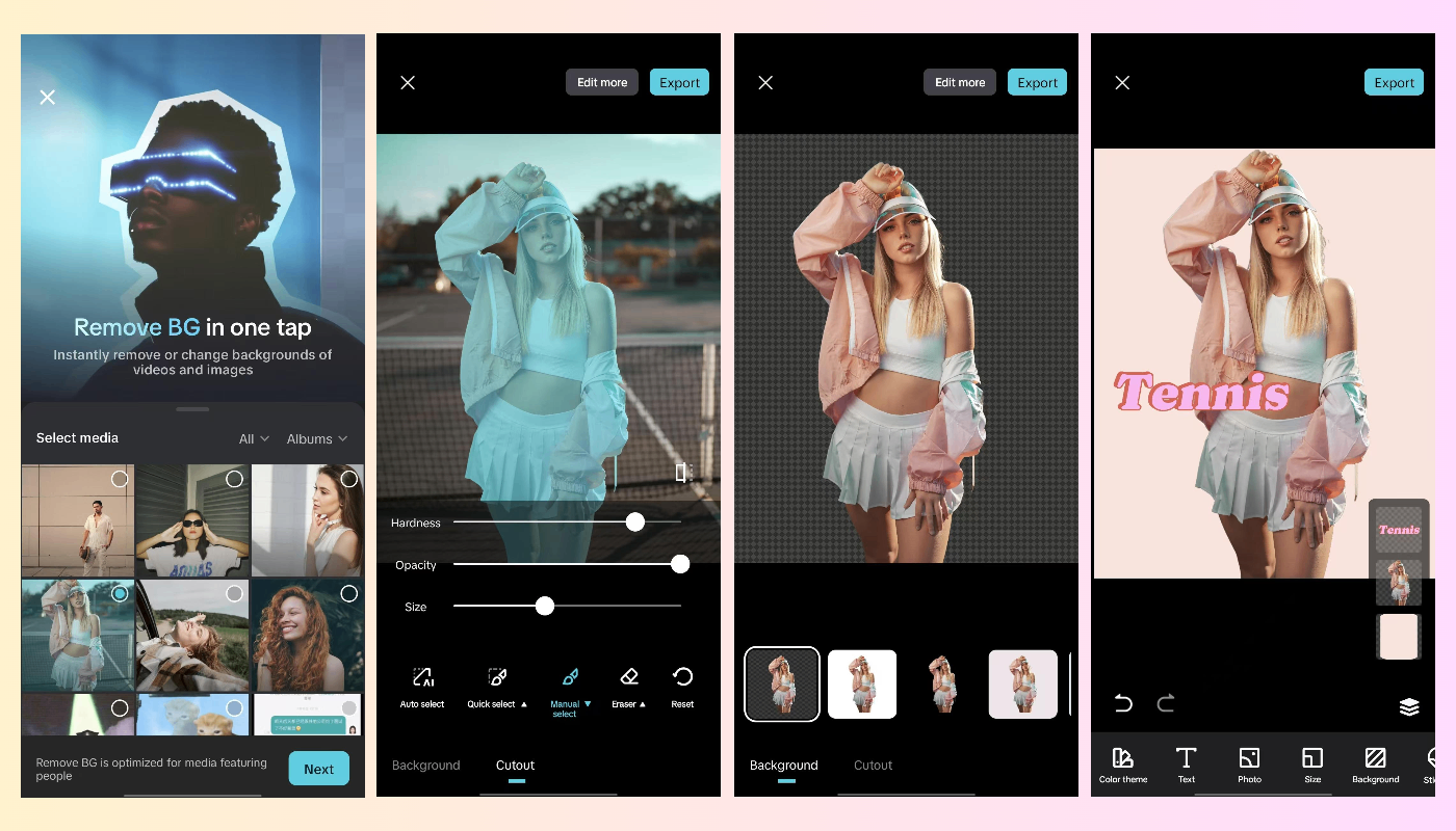 CapCut App: Best for creative background edits
